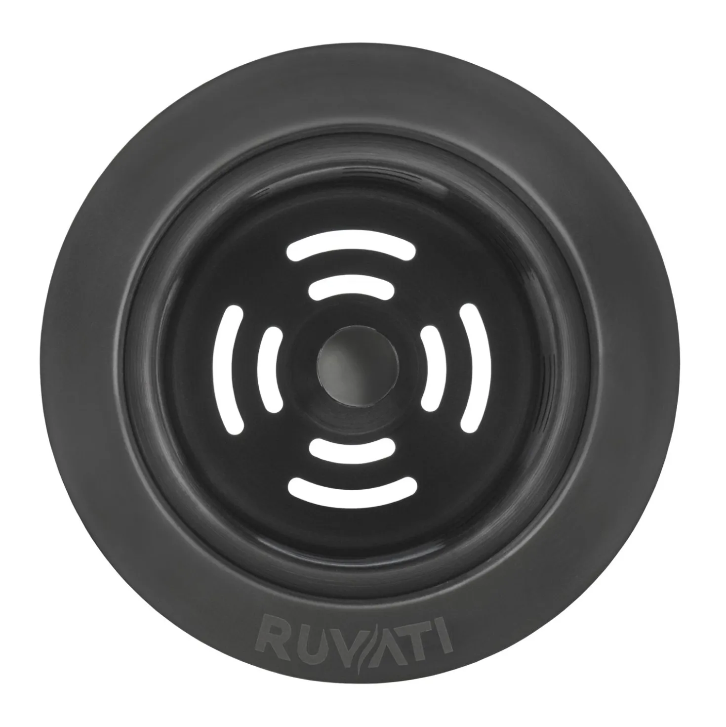 Ruvati Extended Garbage Disposal Flange with Deep Basket Strainer in PVD