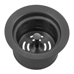 Ruvati Extended Garbage Disposal Flange with Deep Basket Strainer in PVD