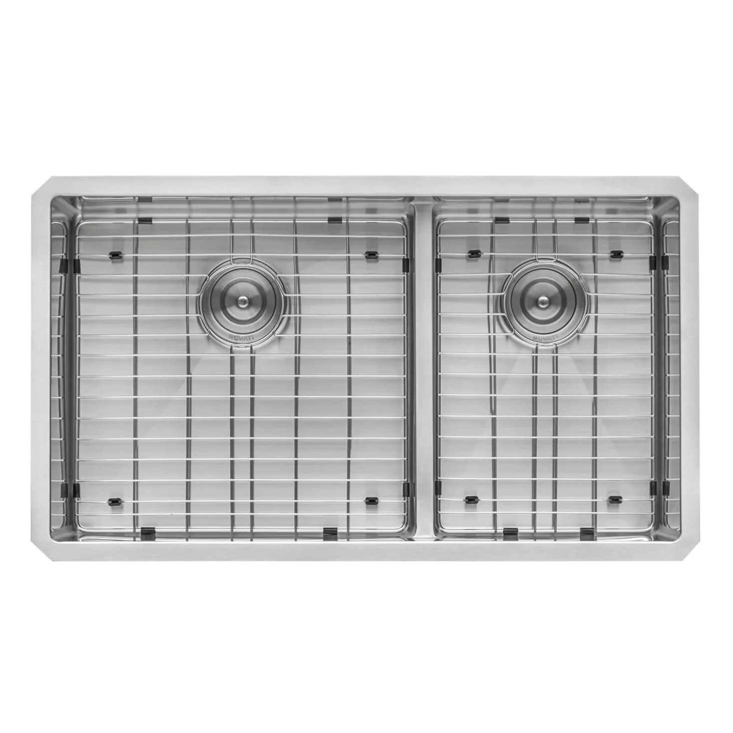 Ruvati 30" Low-Divider 60/40 Double Bowl Kitchen Sink