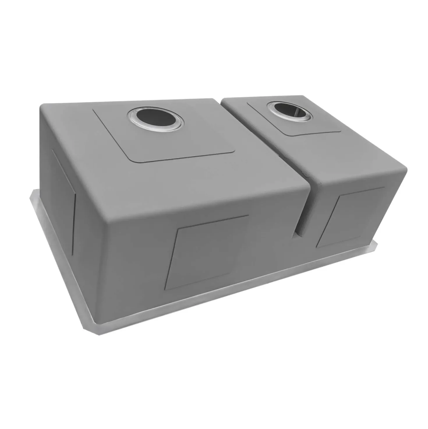Ruvati 30" Low-Divider 60/40 Double Bowl Kitchen Sink