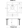 Ruvati 15" Matte Gold Stainless Steel Topmount Bar Prep Sink