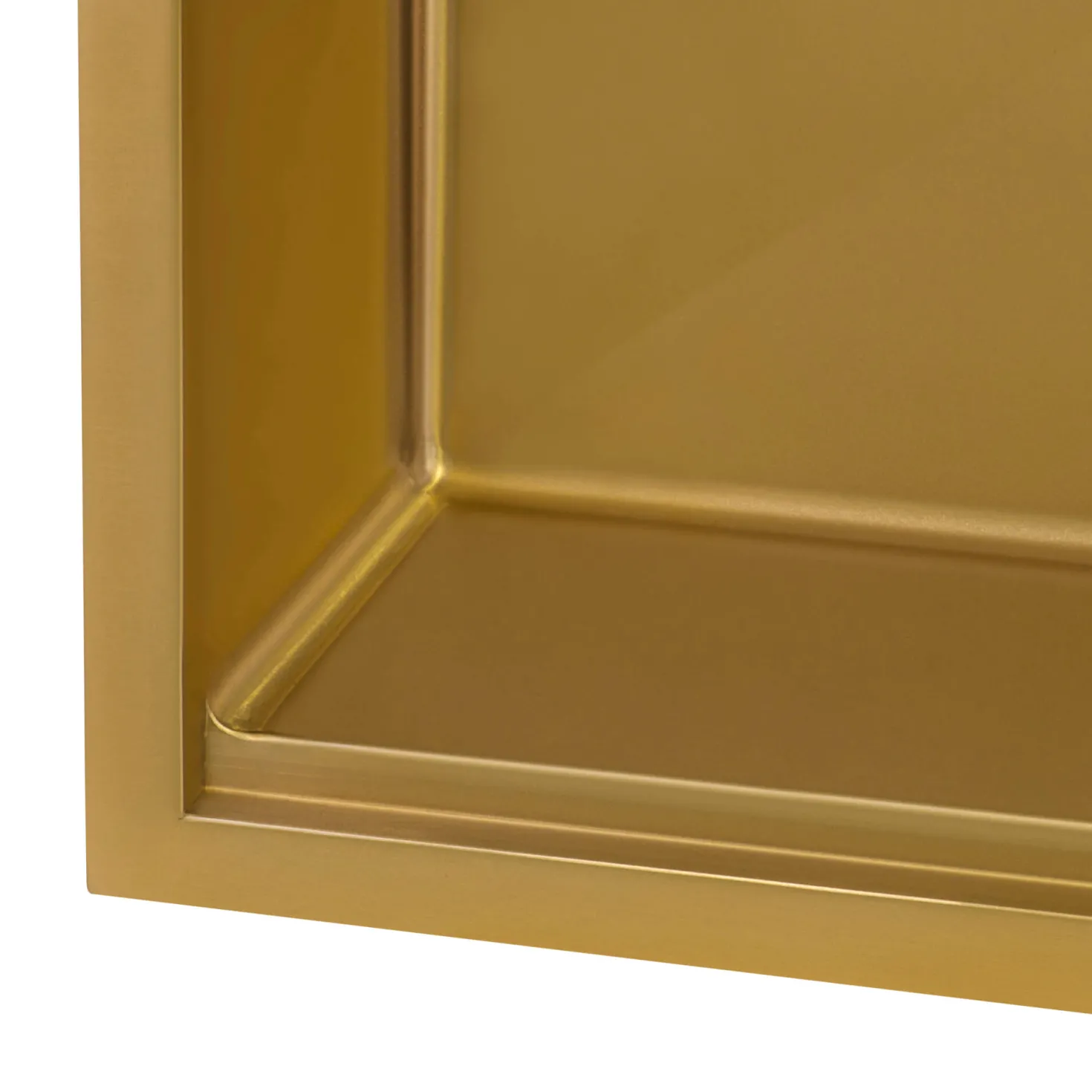 Ruvati 33" Matte Gold Stainless Workstation Kitchen Sink