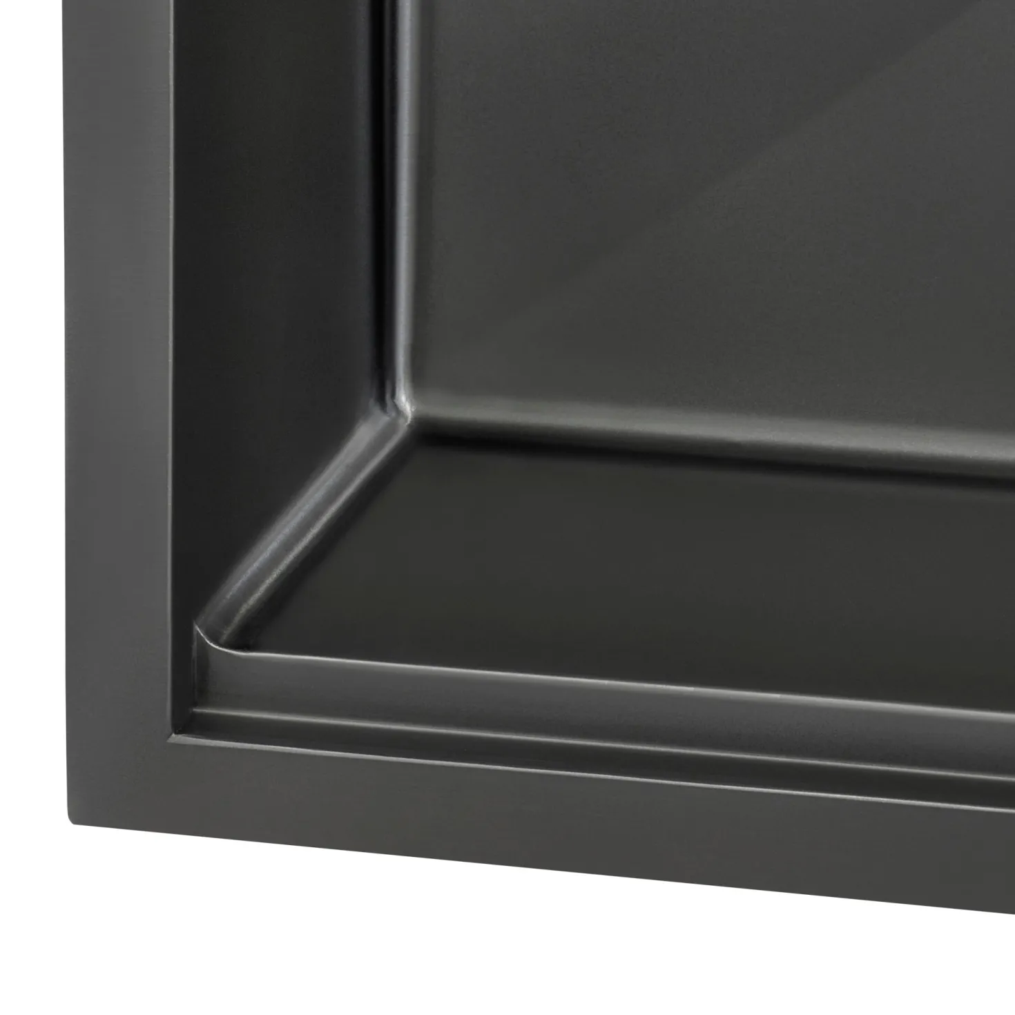 Ruvati 33" PVD Gunmetal Stainless Workstation Kitchen Sink