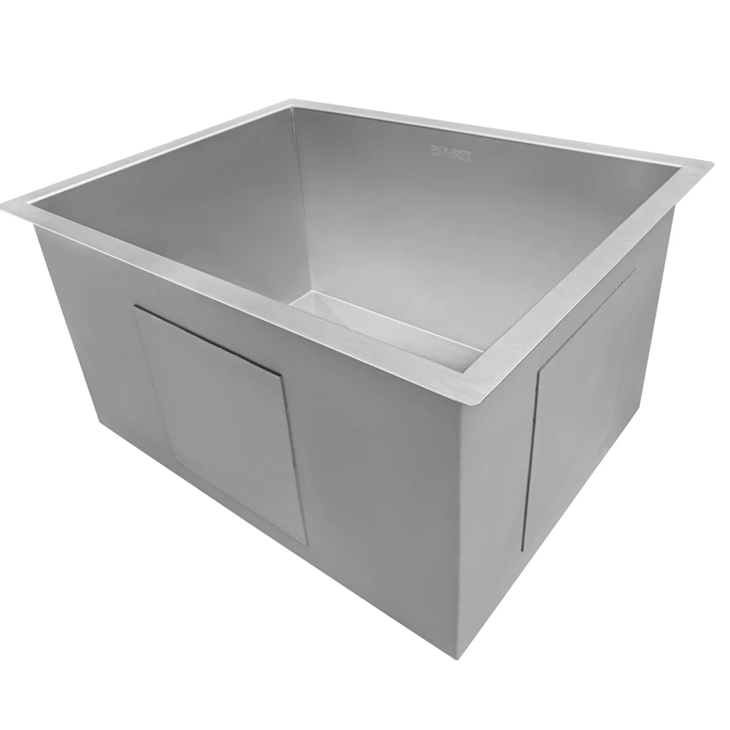 Ruvati RVU6121 21" x 18" x 12" Deep Undermount 16 Gauge Stainless Steel Laundry Utility Sink