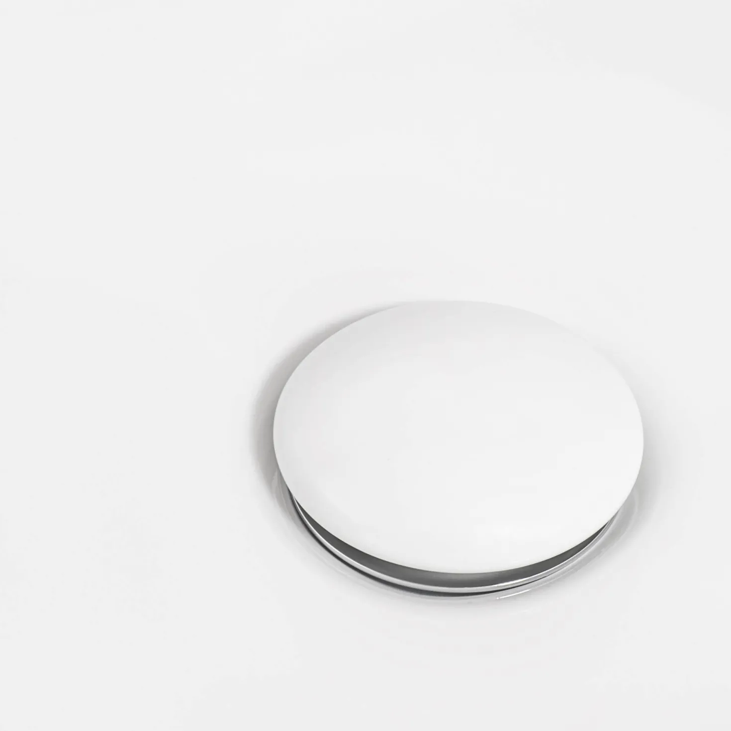 Ruvati 15" Square Bathroom Vessel Sink | White with Gold Exterior