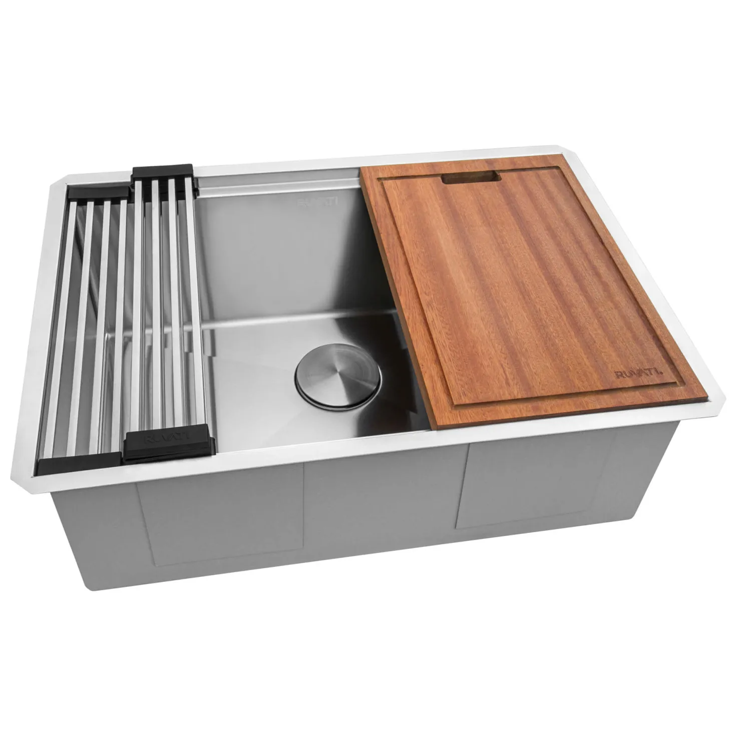 Ruvati 27" Stainless Steel Undermount Workstation Kitchen Sink