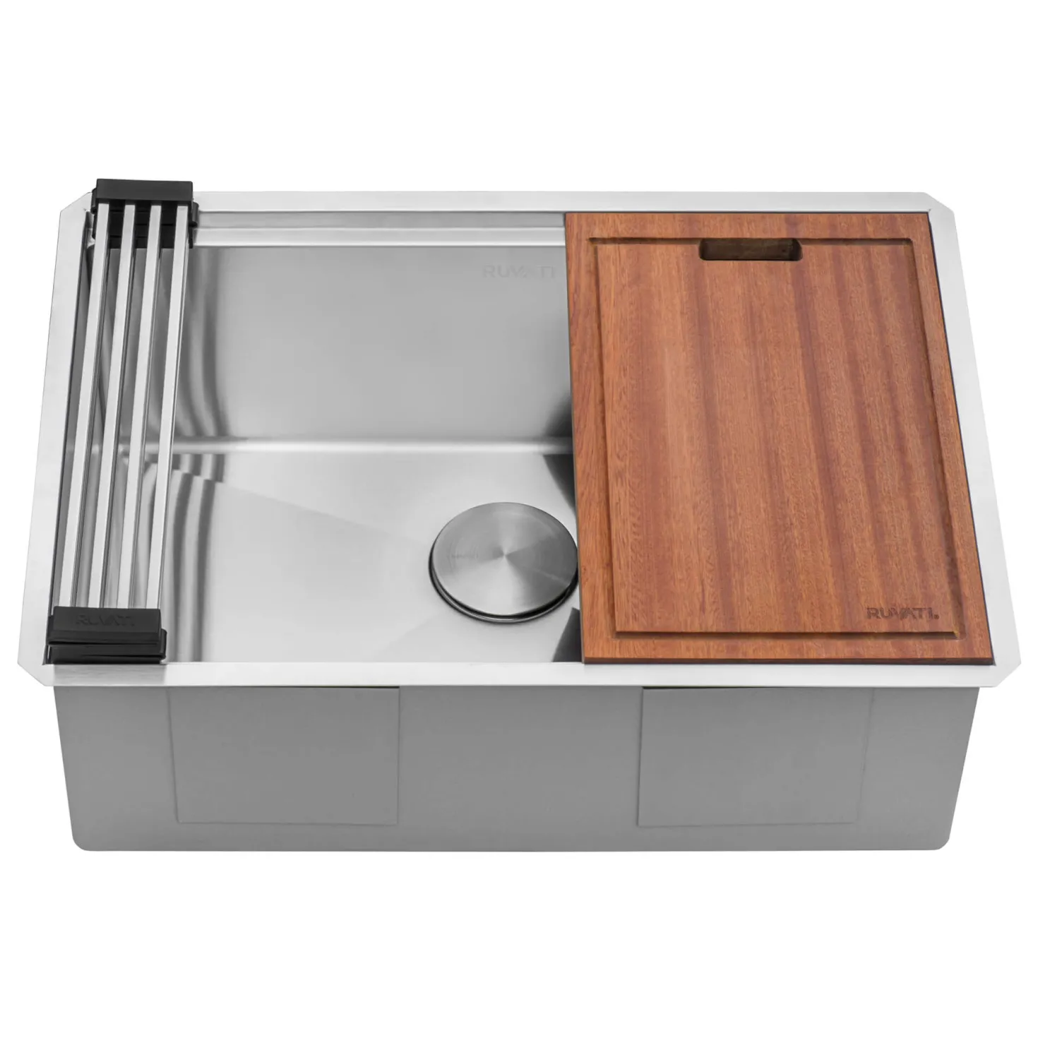 Ruvati 27" Stainless Steel Undermount Workstation Kitchen Sink