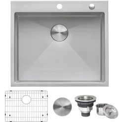 Ruvati 21" Topmount 16 Gauge Stainless Steel Kitchen Sink