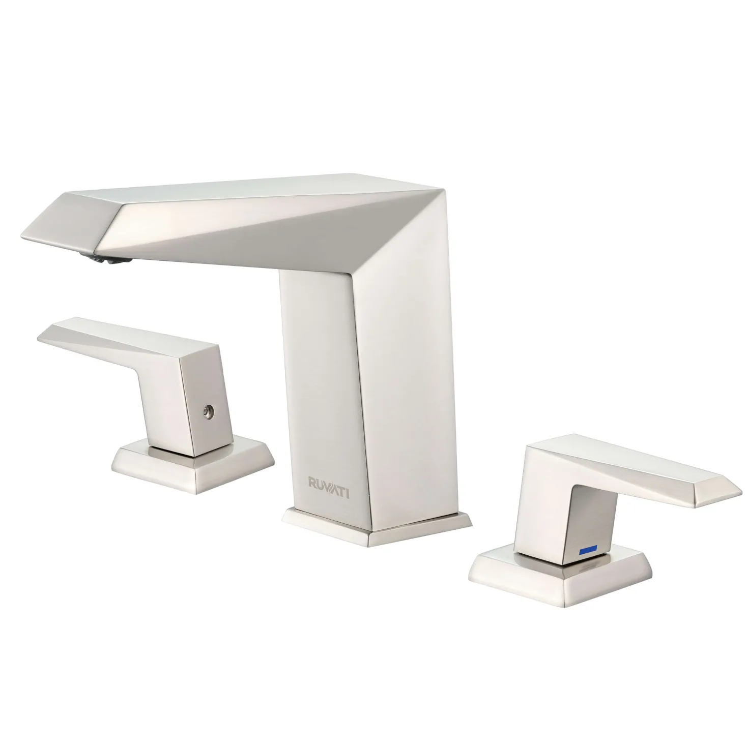Ruvati Tropea Modern Widespread Bathroom Faucet in Brushed Nickel