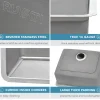 Ruvati 12" Undermount Bar Prep 16 Gauge Stainless Steel Kitchen Sink