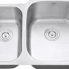 Ruvati 29" Undermount Double Bowl 16 Gauge Stainless Steel Kitchen Sink