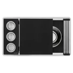 Ruvati 33" Undermount Dual-Tier Workstation Kitchen Sink
