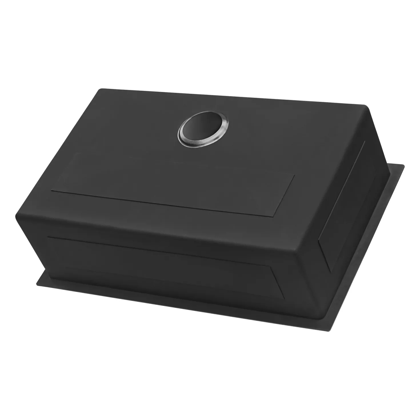Ruvati 33" Undermount Gunmetal 16 Gauge Stainless Steel Kitchen Sink