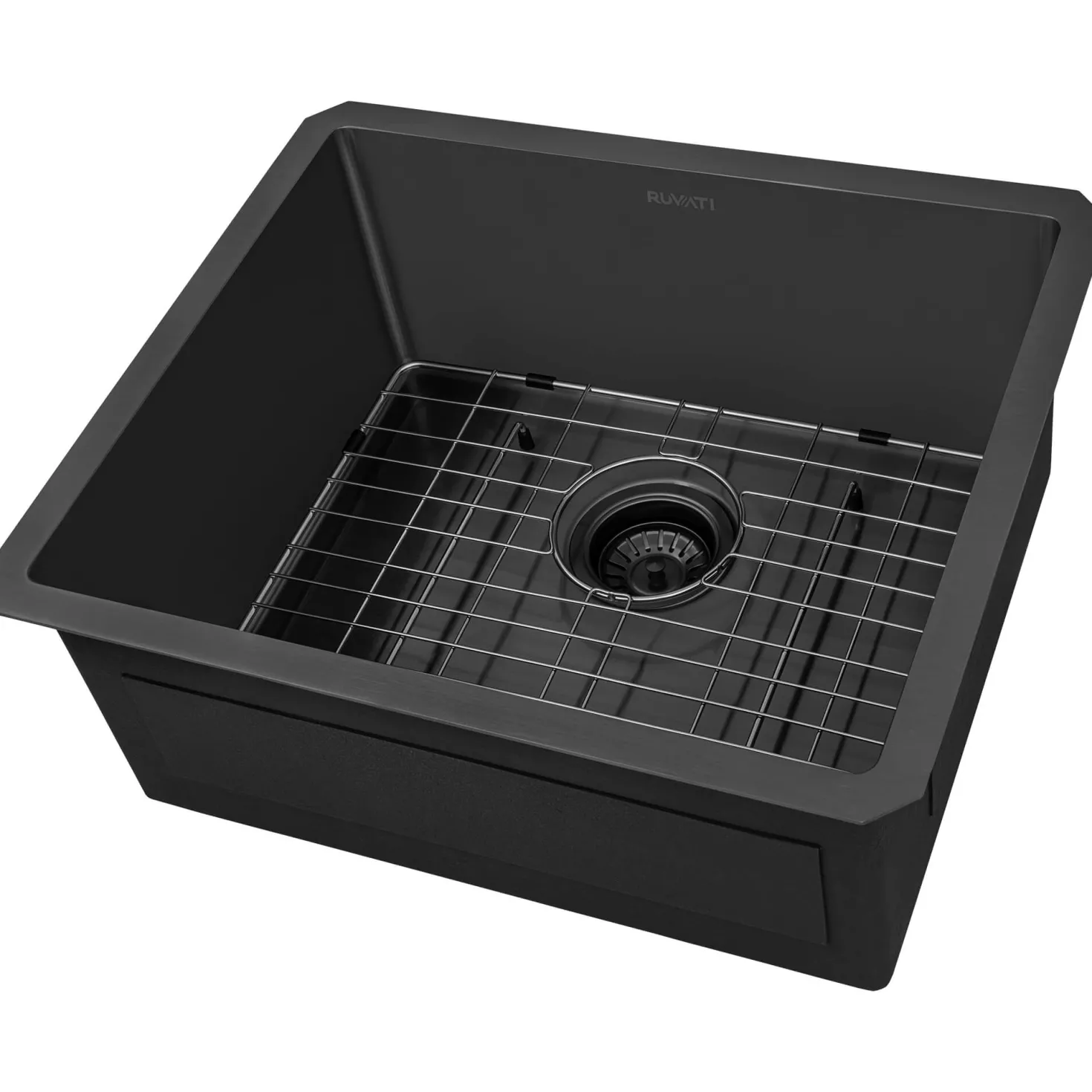 Ruvati 21" Undermount Kitchen Sink in 16 Gauge Gunmetal