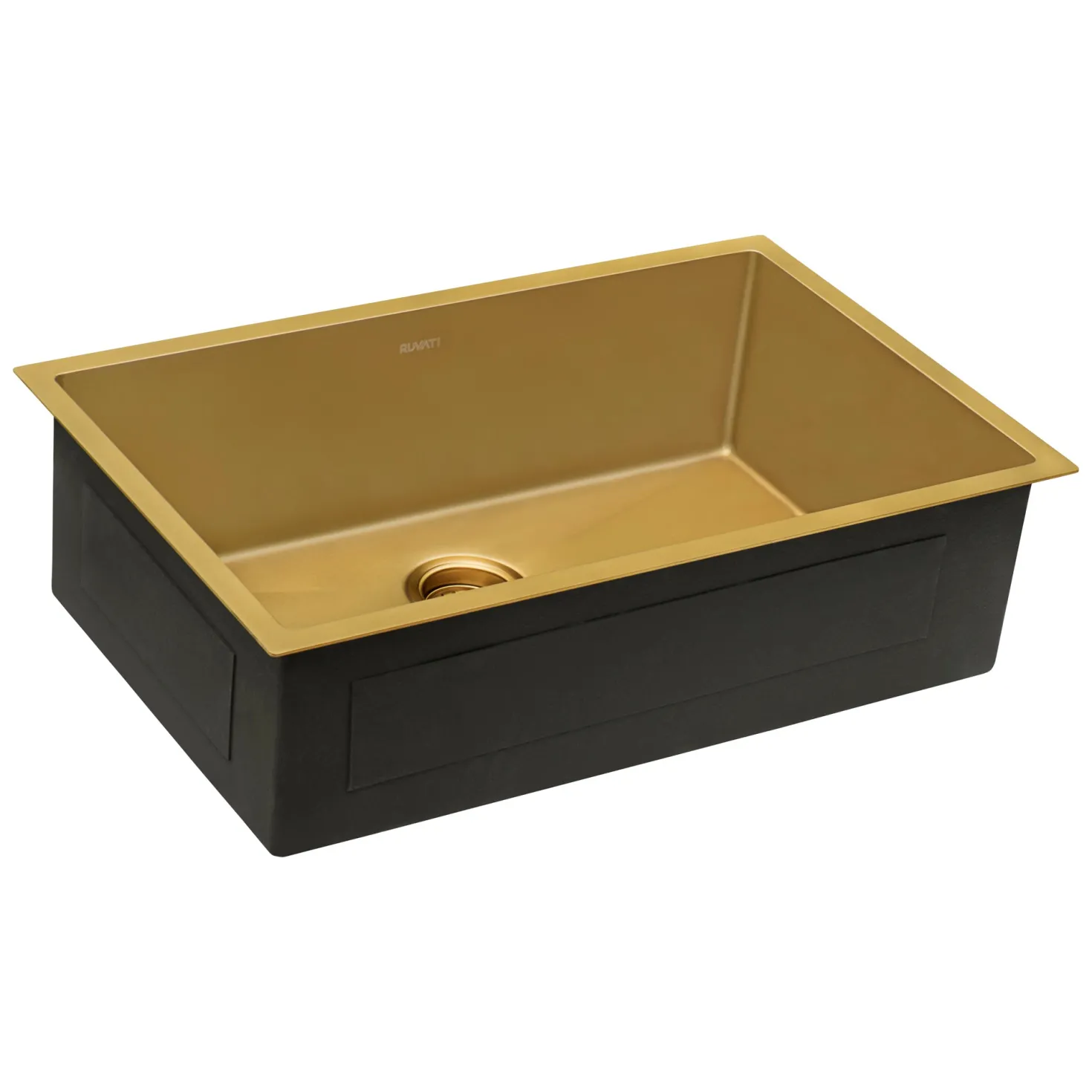 Ruvati 30" Undermount Matte Gold 16 Gauge Stainless Steel Kitchen Sink