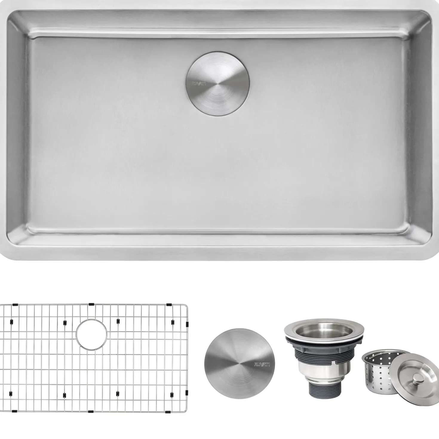 Ruvati 27" Undermount Stainless Steel Kitchen Sink