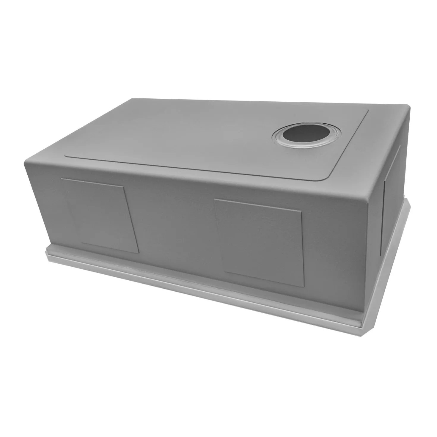 Ruvati 33" Undermount Workstation Offset Drain Kitchen Sink