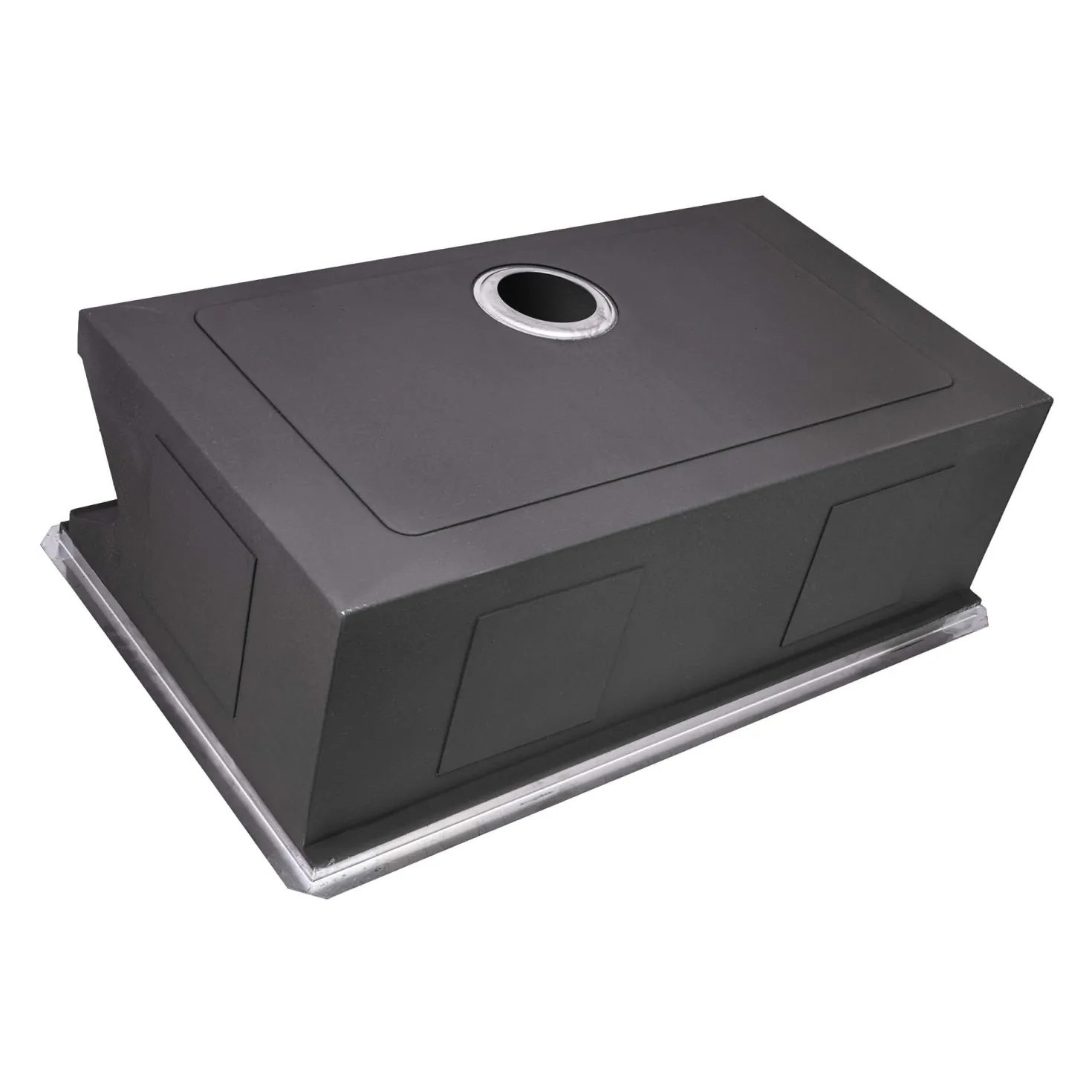 Ruvati 32" Undermount Workstation Kitchen Sink with Glass Rinser