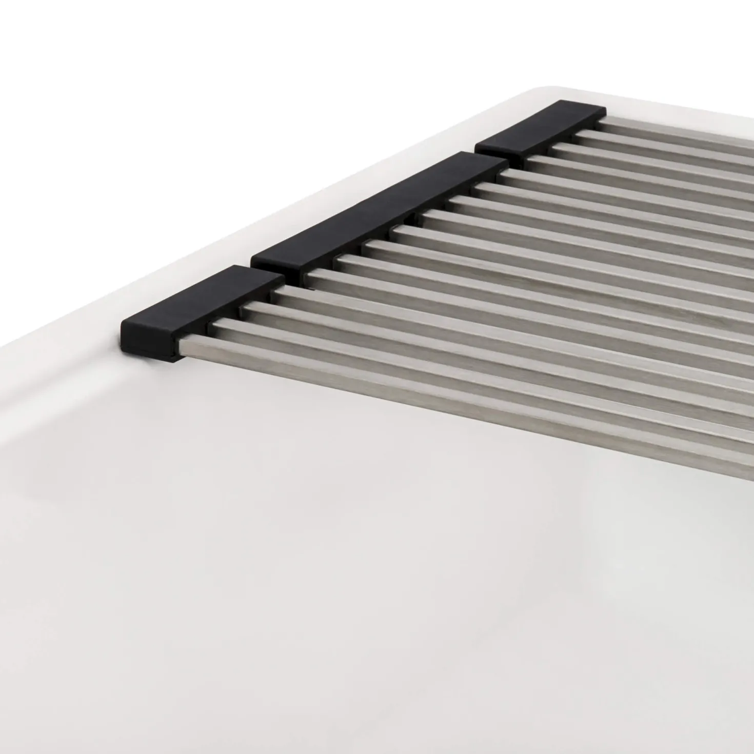Ruvati 30" White Composite Workstation Sink