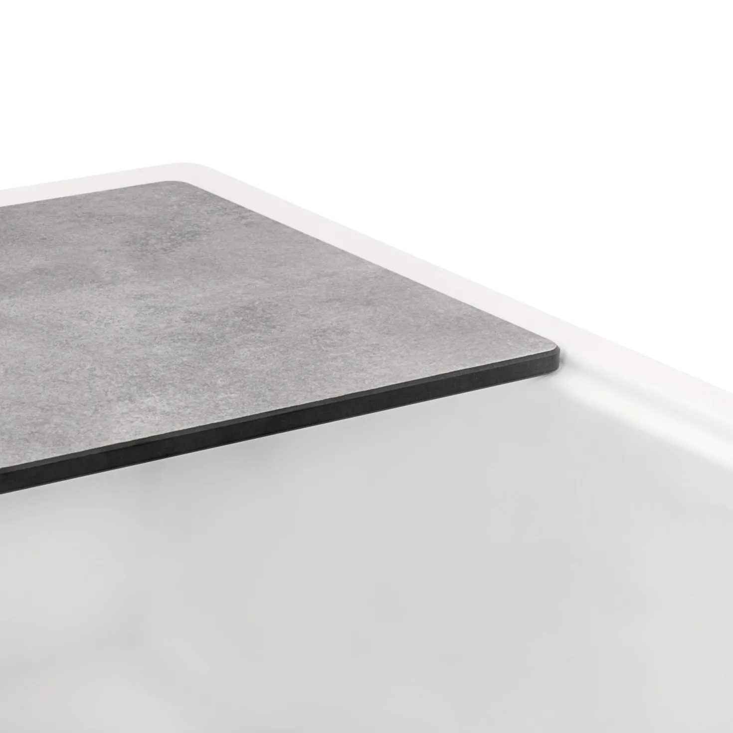 Ruvati 30" White Composite Workstation Sink