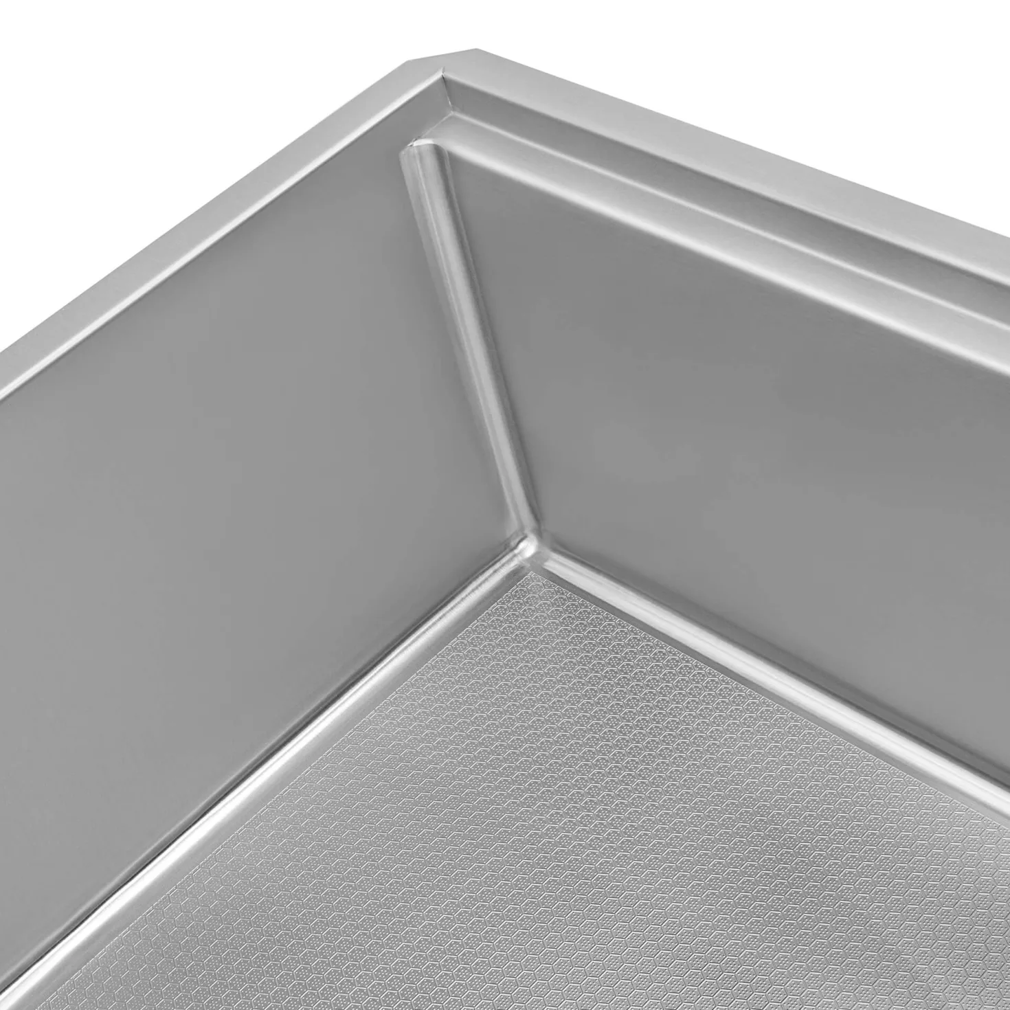 Ruvati 30" Workstation Scratch Resistant Hex Bottom Stainless Steel Kitchen Sink