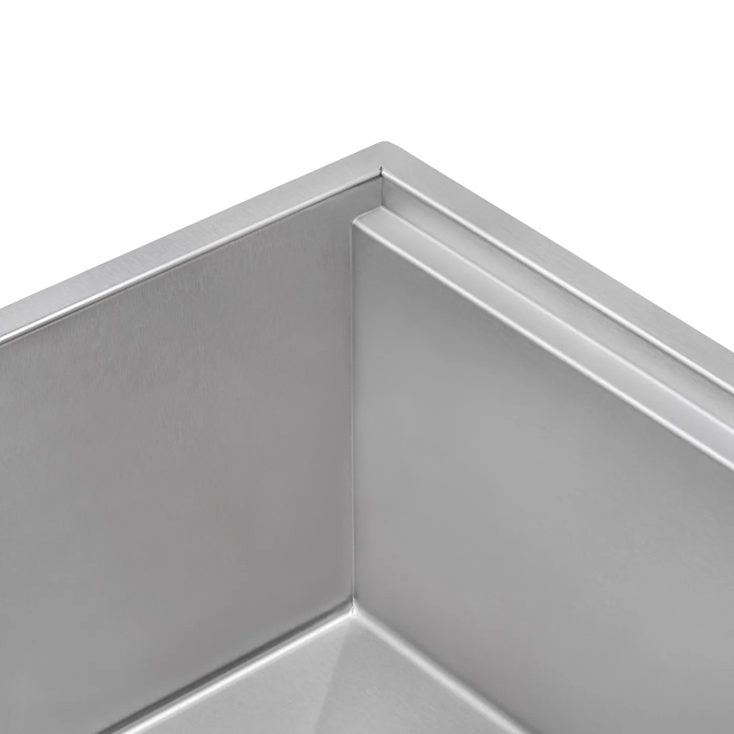 Ruvati 30" Workstation Slope Bottom Offset Drain Undermount 16 Gauge Kitchen Sink