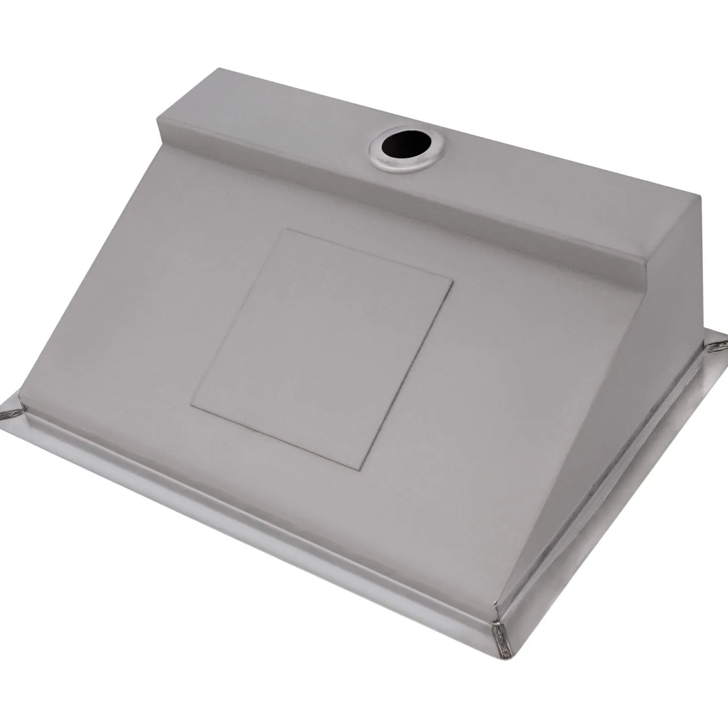 Ruvati 20 x 14" Brushed Stainless Steel Undermount Ramp Bathroom Sink
