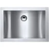 Ruvati 20" x 14" Brushed Stainless Steel Rectangular Undermount Bathroom Sink