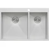 Ruvati 33 x 22" Drop-in 60/40 Double Bowl 16 Gauge Zero Radius Topmount Stainless Steel Kitchen Sink