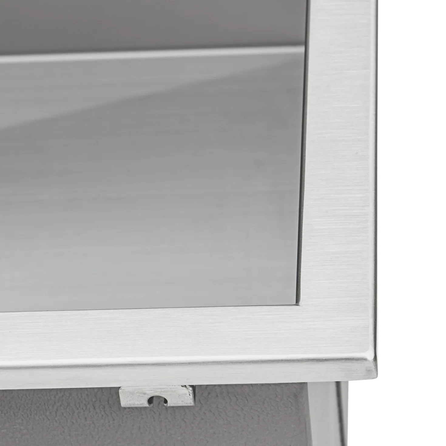 Ruvati 33 x 22" Drop-in Topmount 16 Gauge Zero Radius Stainless Steel Single Bowl Kitchen Sink