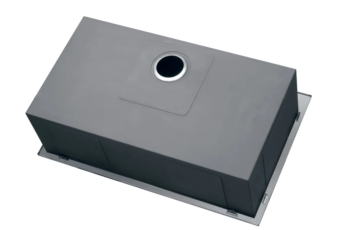 Ruvati 33 x 22" Drop-in Topmount 16 Gauge Zero Radius Stainless Steel Single Bowl Kitchen Sink