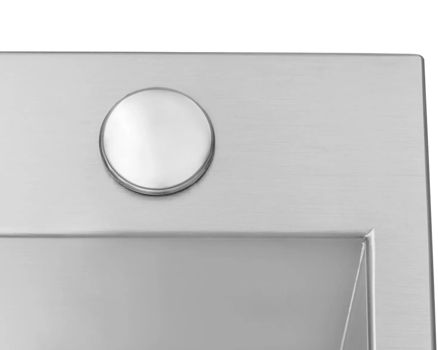 Ruvati 33 x 22" Drop-in Topmount 16 Gauge Zero Radius Stainless Steel Single Bowl Kitchen Sink