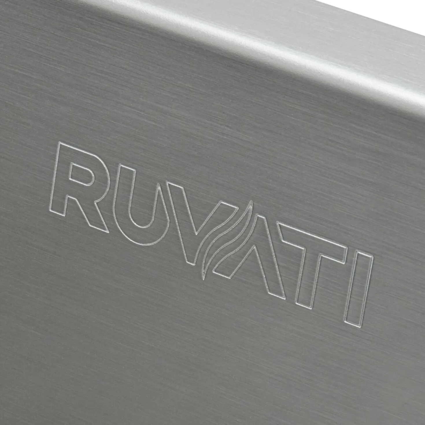 Ruvati 33 x 22" Drop-in Topmount 16 Gauge Zero Radius Stainless Steel Single Bowl Kitchen Sink