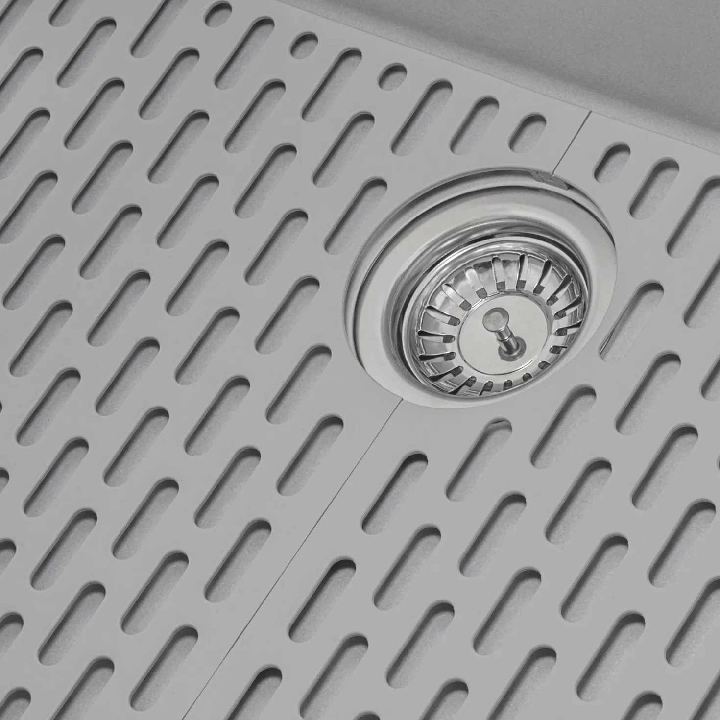 Ruvati 33 x 22" epiGranite Drop-in Topmount Granite Composite Double Bowl Low Divide Kitchen Sink