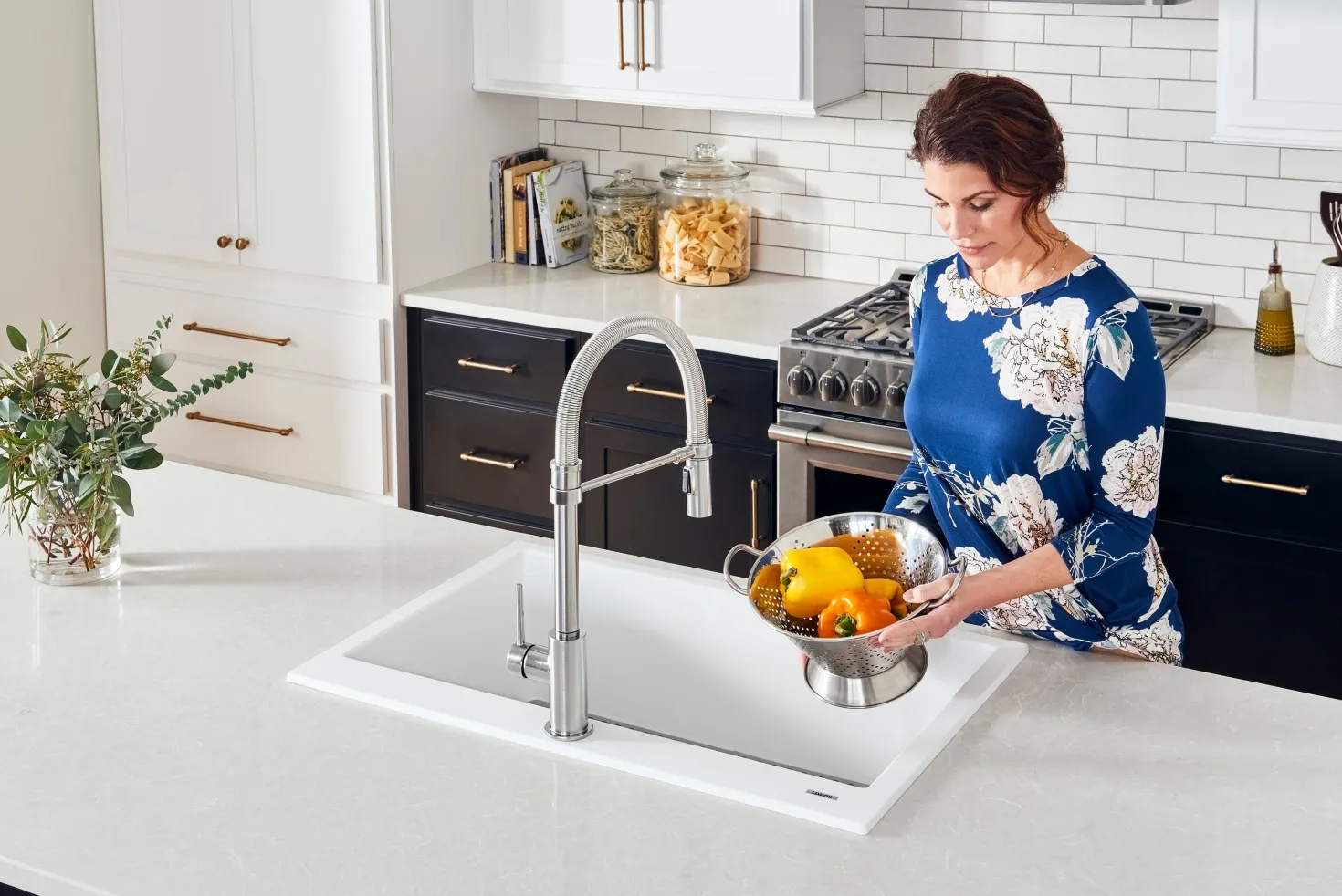 Ruvati 30 x 20" epiGranite Dual-Mount Granite Composite Single Bowl Kitchen Sink