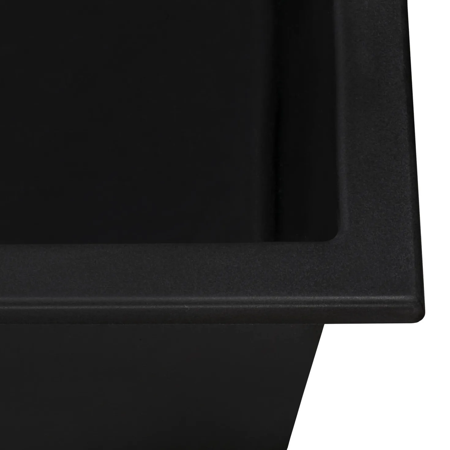 Ruvati 22 x 20" epiGranite Dual-Mount Granite Composite Single Bowl Kitchen Sink