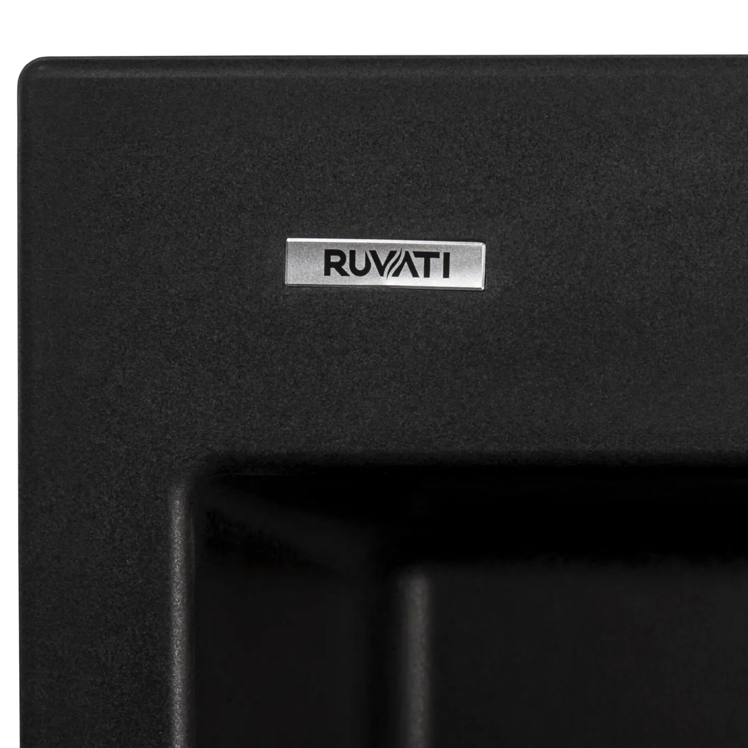 Ruvati 22 x 20" epiGranite Dual-Mount Granite Composite Single Bowl Kitchen Sink