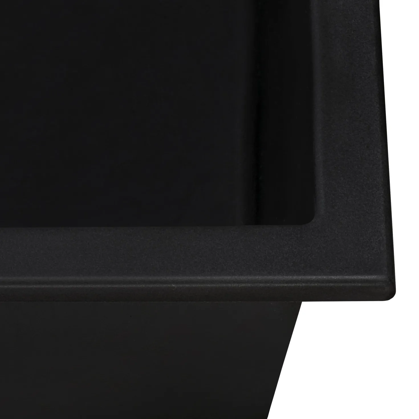 Ruvati 16 x 20" epiGranite Dual-Mount Granite Composite Single Bowl Kitchen Sink