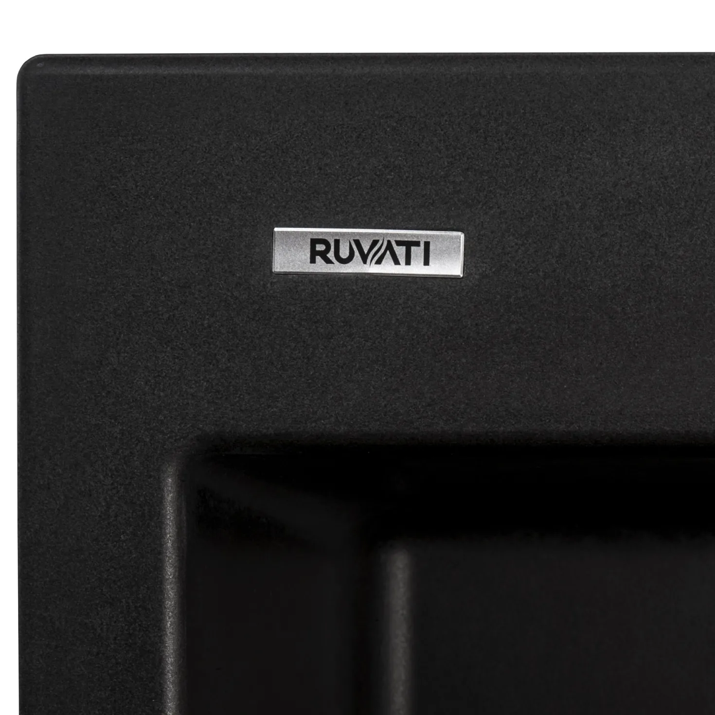Ruvati 23 x 20" epiGranite Dual-Mount Granite Composite Single Bowl Kitchen Sink