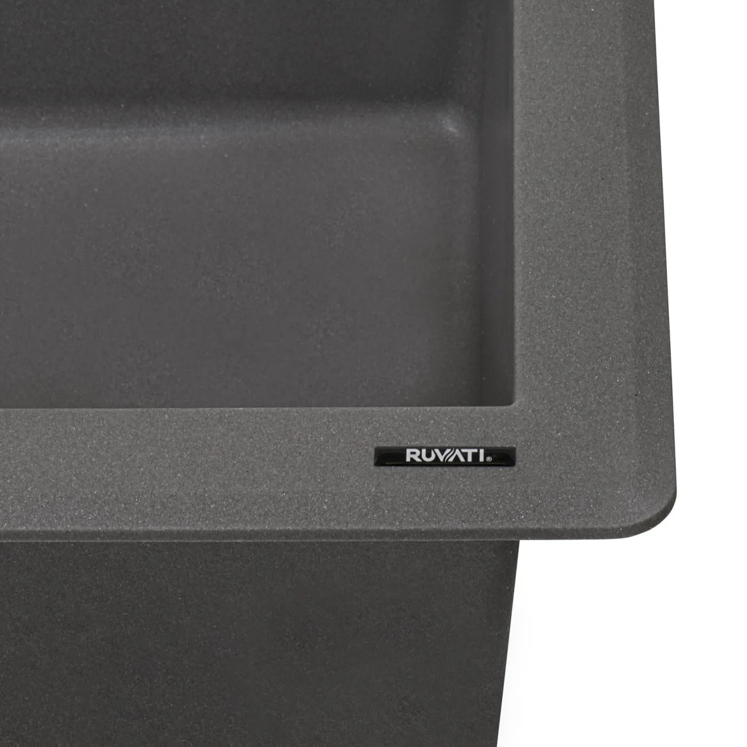 Ruvati 33 x 22" epiGranite Dual-Mount Double Bowl Granite Composite Kitchen Sink