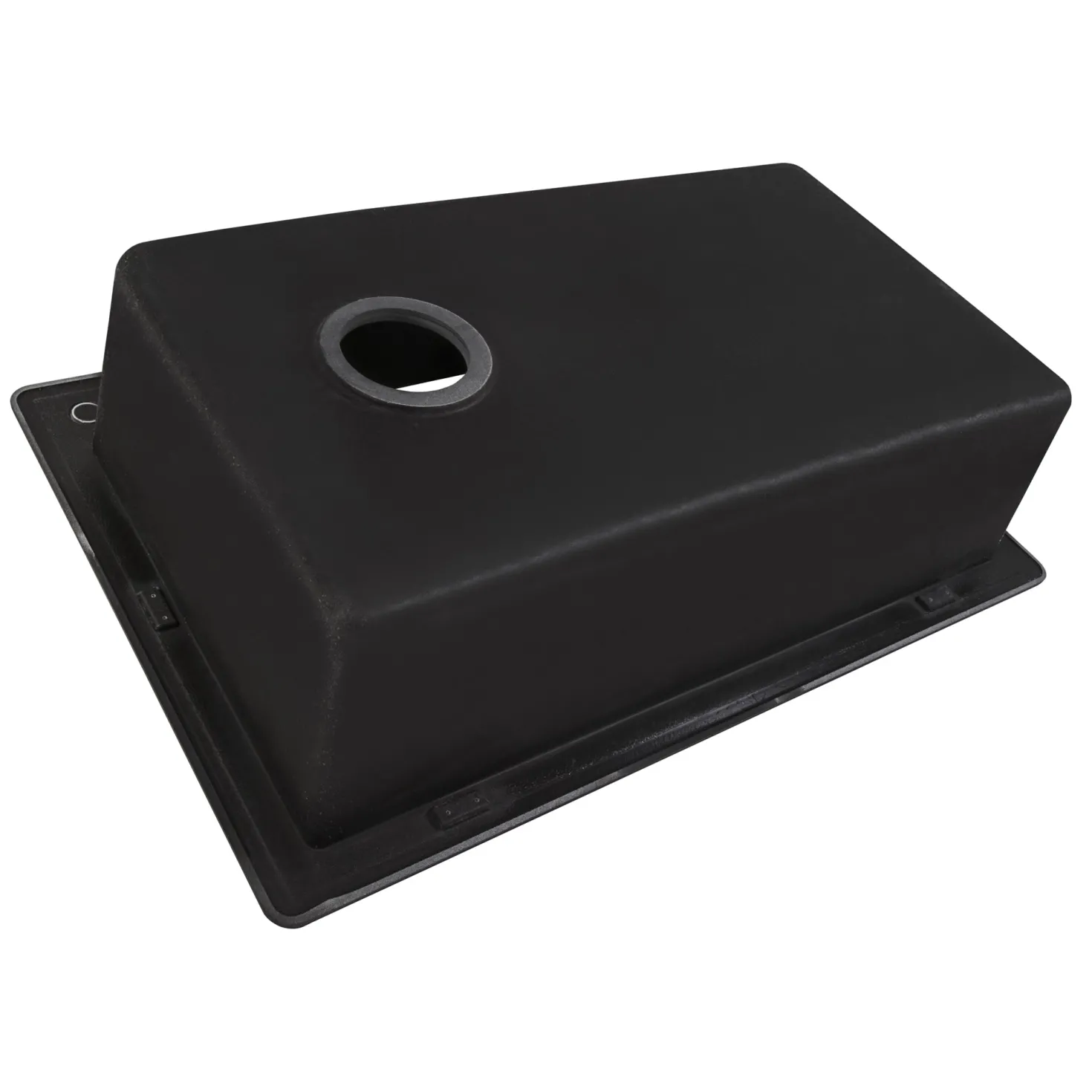 Ruvati 33 x 22" epiGranite Top Mount Granite Composite Single Bowl Kitchen Sink