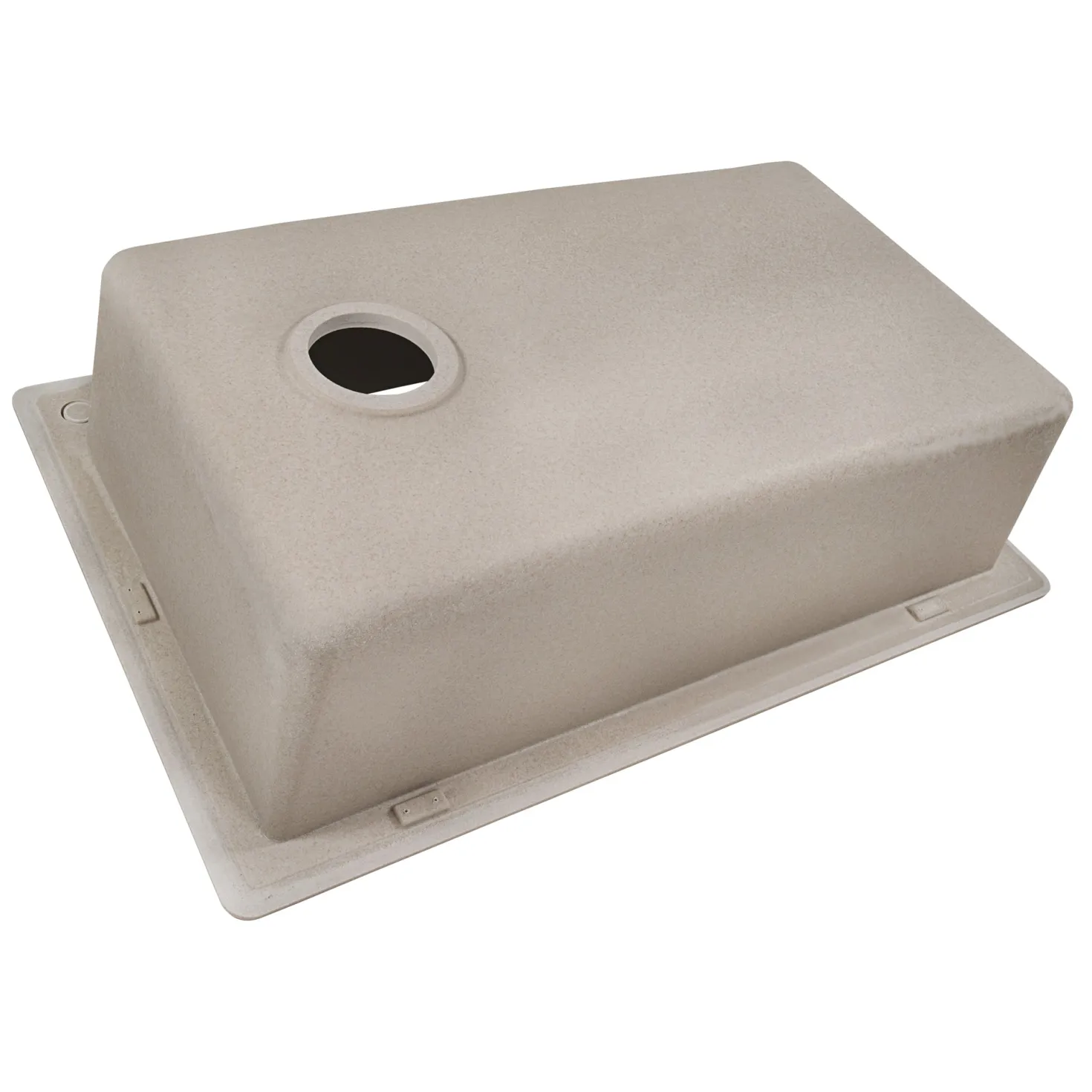 Ruvati 33 x 22" epiGranite Top Mount Granite Composite Single Bowl Kitchen Sink