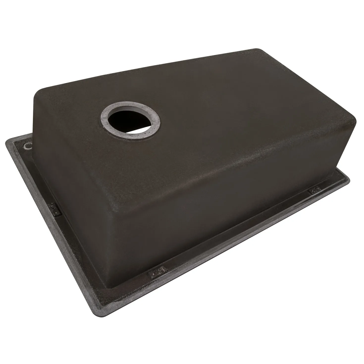 Ruvati 33 x 22" epiGranite Top Mount Granite Composite Single Bowl Kitchen Sink