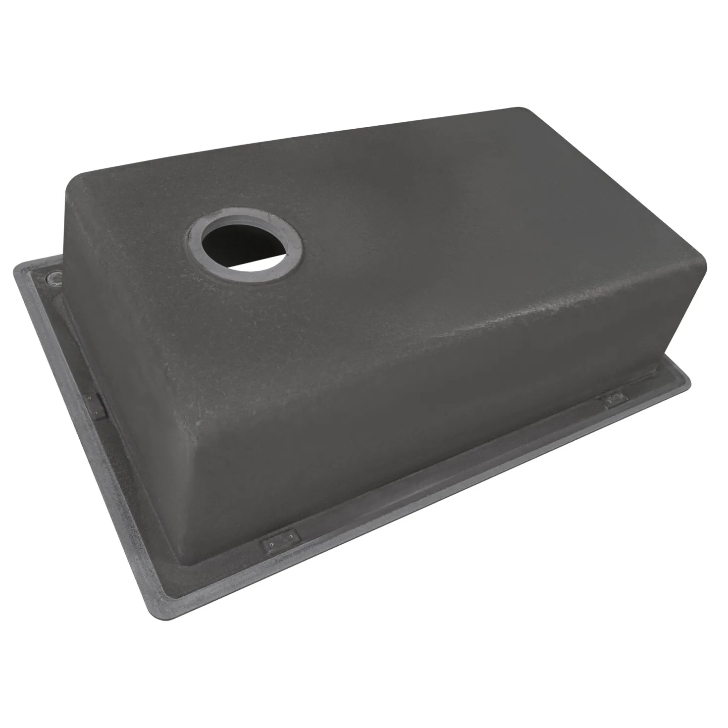 Ruvati 33 x 22" epiGranite Top Mount Granite Composite Single Bowl Kitchen Sink