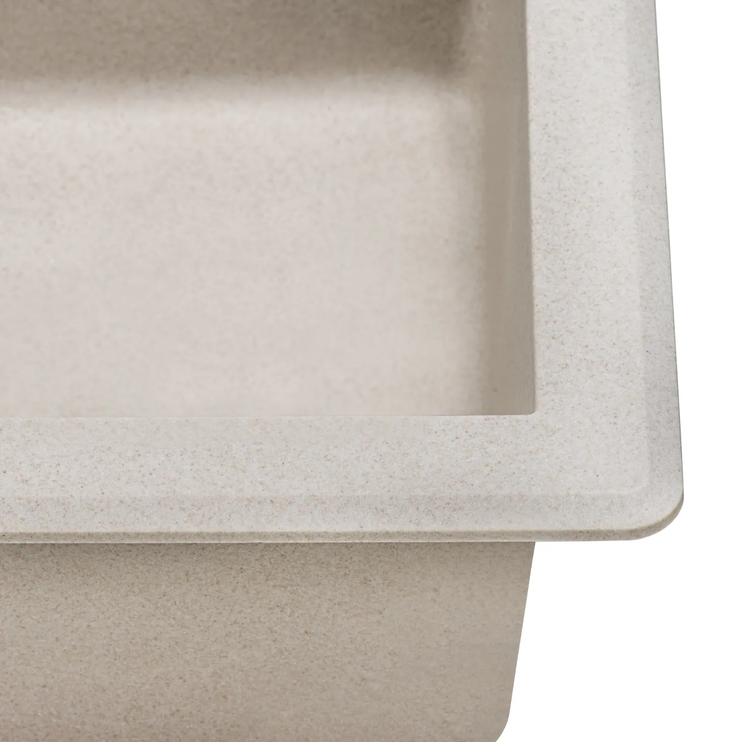 Ruvati 33 x 22" epiGranite Top Mount Granite Composite Single Bowl Kitchen Sink