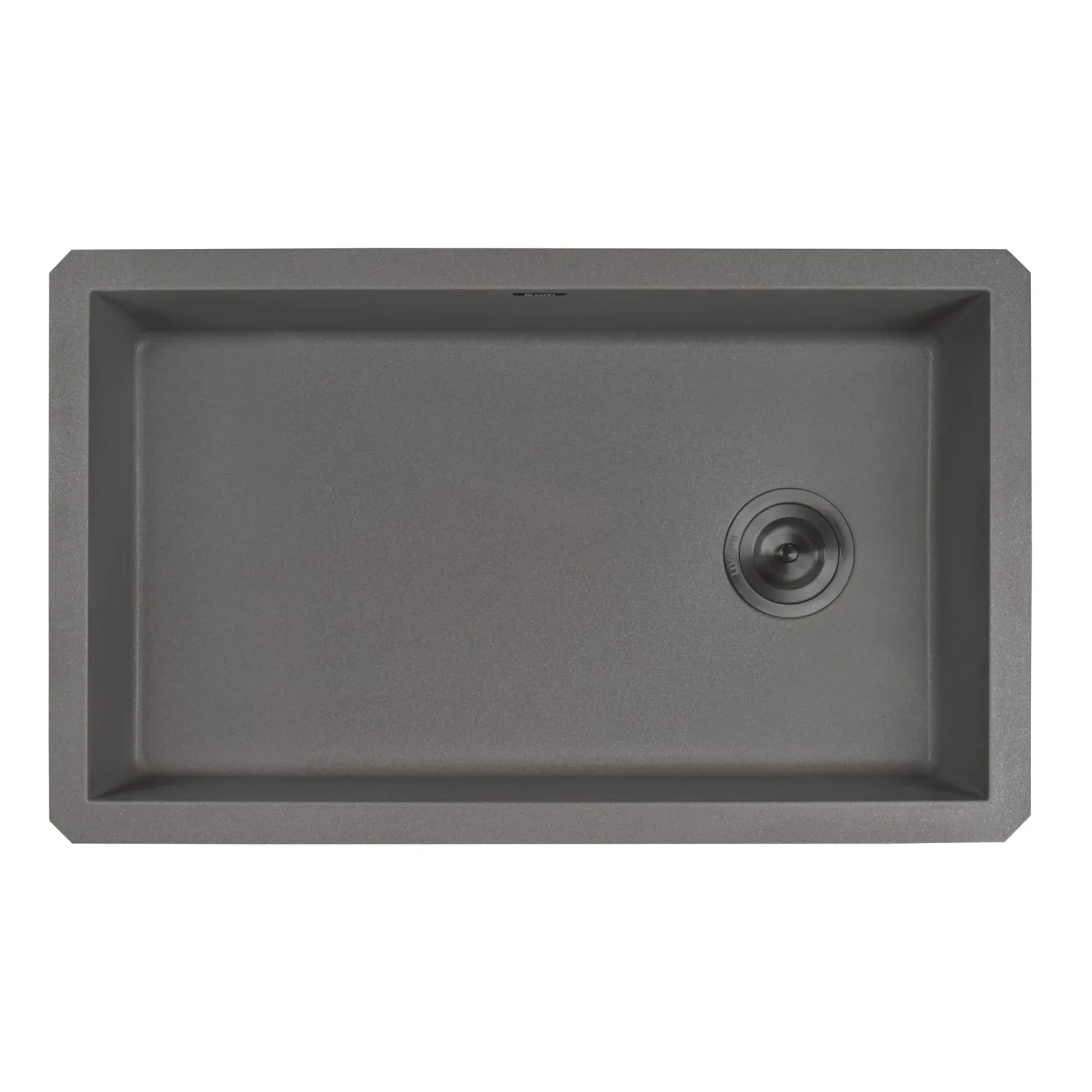 Ruvati 31 x 19" epiGranite Undermount Granite Composite Single Bowl Kitchen Sink