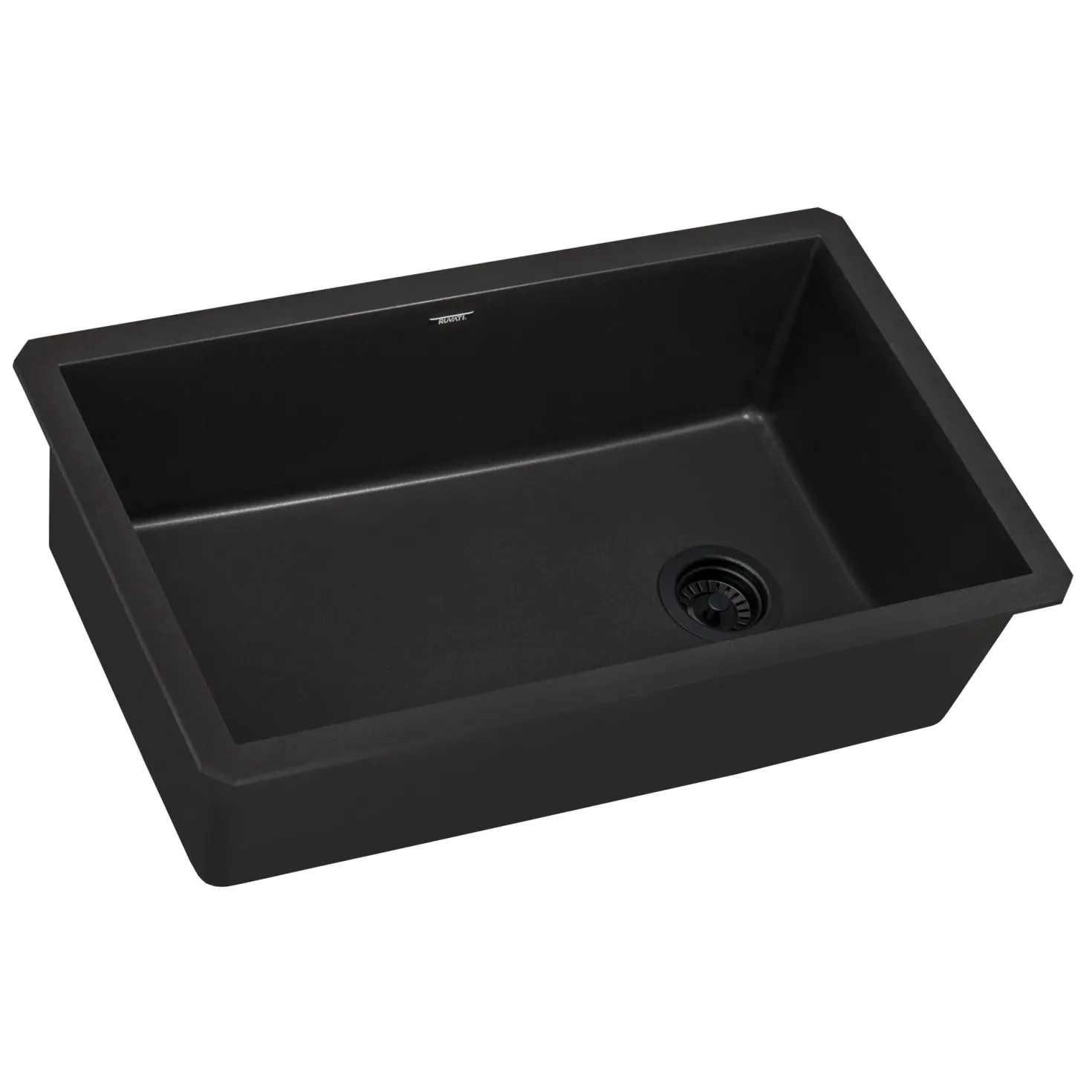Ruvati 31 x 19" epiGranite Undermount Granite Composite Single Bowl Kitchen Sink