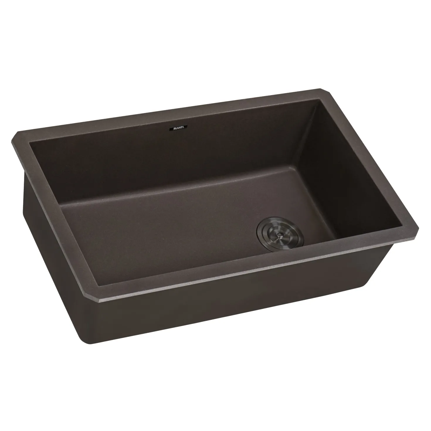 Ruvati 31 x 19" epiGranite Undermount Granite Composite Single Bowl Kitchen Sink