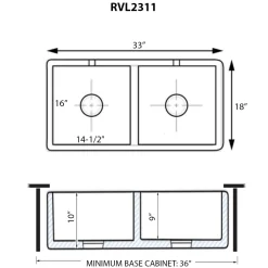 Ruvati 33 x 18