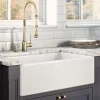 Ruvati 30 x 20" Fireclay Reversible Farmhouse Apron-Front Kitchen Sink Single Bowl